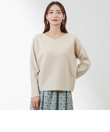 ミラノリブニットプルオーバー