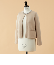 【WEB・一部店舗限定】【ATELIER COLLECTION】ビジューニットボレロ