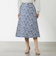 フラワージャガードスカート