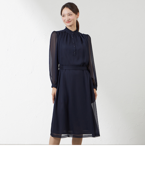 ヴィンテージジョーゼットワンピース