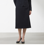 綿スラブニットツイードスカート