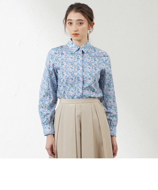 【LIBERTY】タナローンシャツブラウス