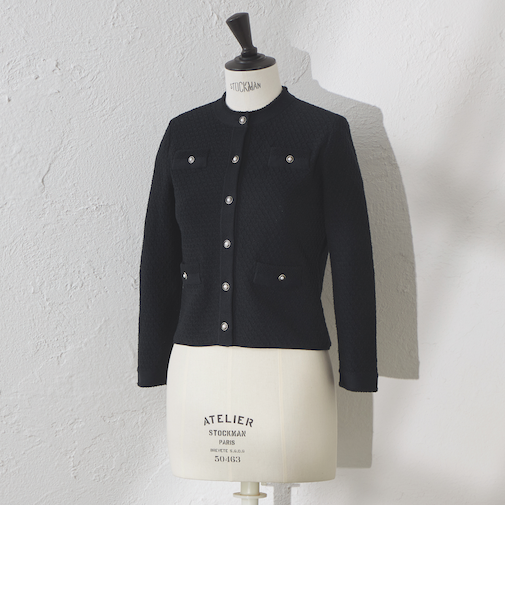 【ATELIER COLLECTION】ブークレージャカードニットジャケット