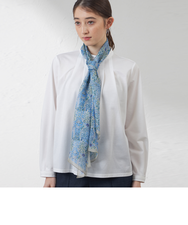 シルクシアーフラワースカーフ