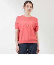 ライトレーヨン2WAYプルオーバーニット