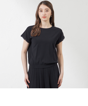 ライトレーヨンストレッチレース付プルオーバー