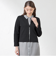 ペーパーコットンニットジャケット