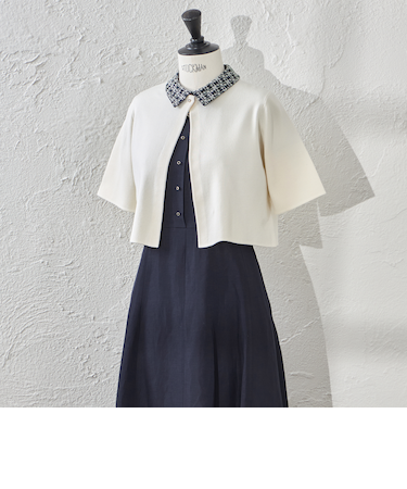 【WEB・一部店舗限定】【ATELIER COLLECTION】シルクニットカーディガン