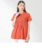 【Anniversary　Piece】レースコンビアルチザンブラウス