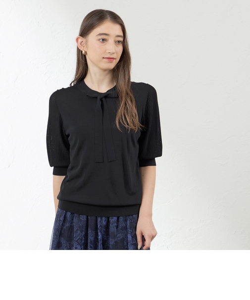 バルキーレーヨンボウタイニット