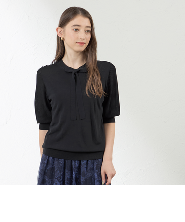 バルキーレーヨンボウタイニット