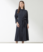 ウーリーポリエステルワンピース