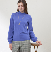 ライトバルキーシャーリングニット