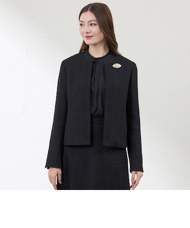 【Anniversary　Piece】【尾州素材】ツイードジャケット