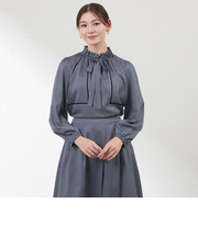 ダイヤドットパネルブラウス