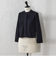 【ATELIER COLLECTION】 シャインレーヨンニットジャケット