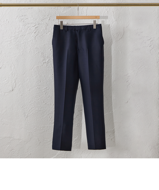 【ATELIER COLLECTION】 シルクウールツイルパンツ