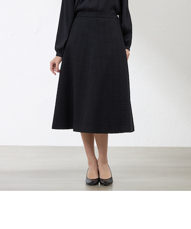 【Anniversary　Piece】【尾州素材】ツイードスカート