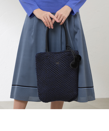 ハンドニットトートバッグ