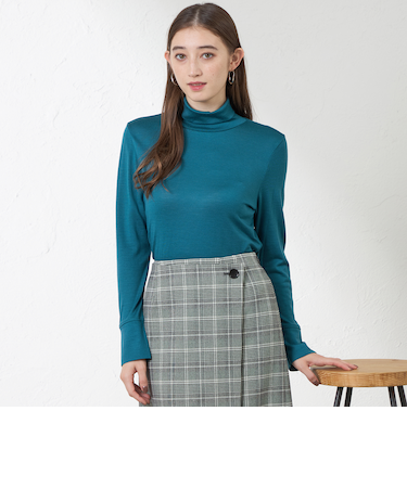 バンデーラ天竺ハイネックカットソー