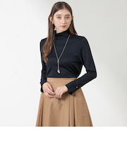 バンデーラ天竺ハイネックカットソー