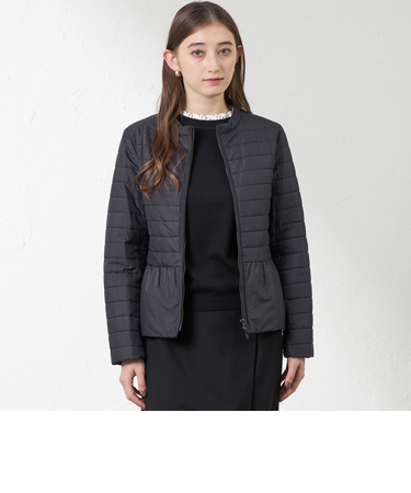 キルトミドルコートショートコート