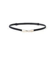 コンパクトバックルサテンアジャストベルト