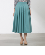 【TEXBRIDR×ダントツ撥水R】タックフレアスカート