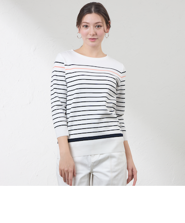 セーターマシーン ボーダープルオーバー