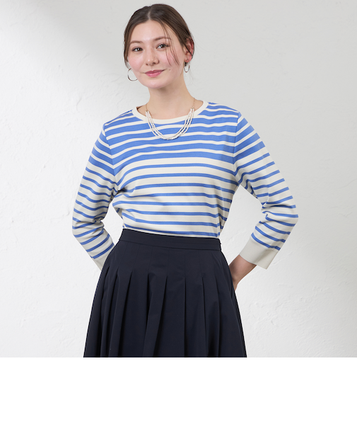 セーターマシーン ボーダープルオーバー