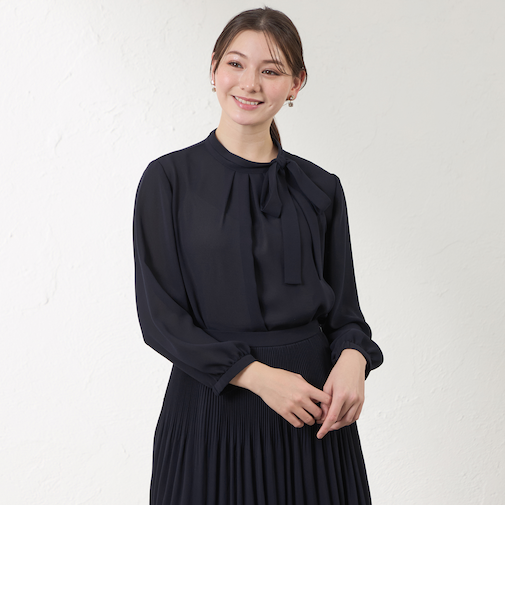 2WAYカルゼボウタイブラウス