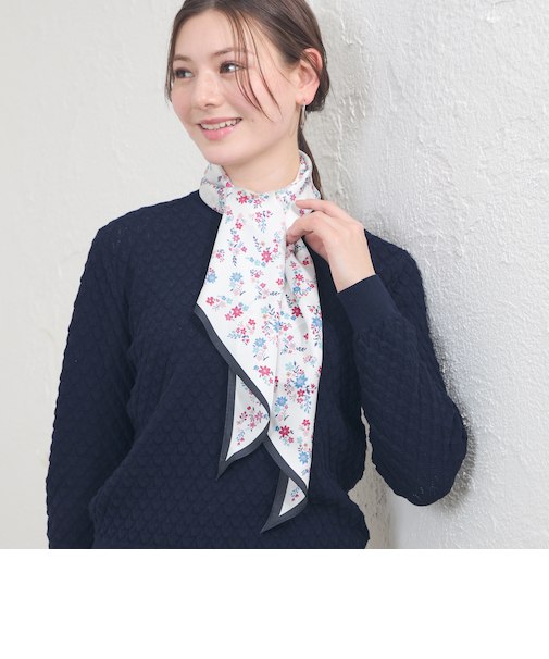 花文字スカーフ