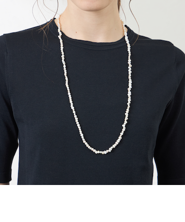 淡水パール ロングネックレス