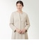 リネンライク キーネックジャケット