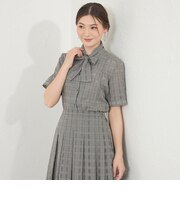シズルチェック ボウタイブラウス