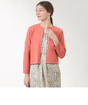 【接触冷感･UV対策】ライトレーヨンストレッチ ボレロ