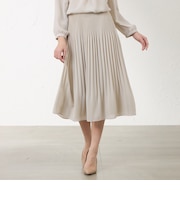 カルゼプリーツフレアスカート