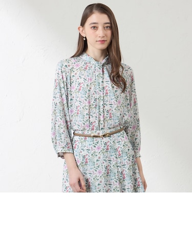 【LIBERTY】BOTANIST'S JOURNEY タックブラウス