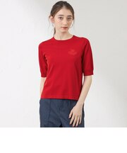 【接触冷感・UV対策】ロゴ入りニットT