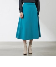 【ウォッシャブル】ニューライジングストレッチ フレアスカート