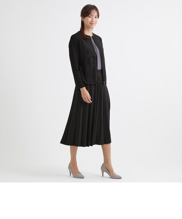 【セットアップ対応】【ウォッシャブル】フェイクスエードノーカラージャケット