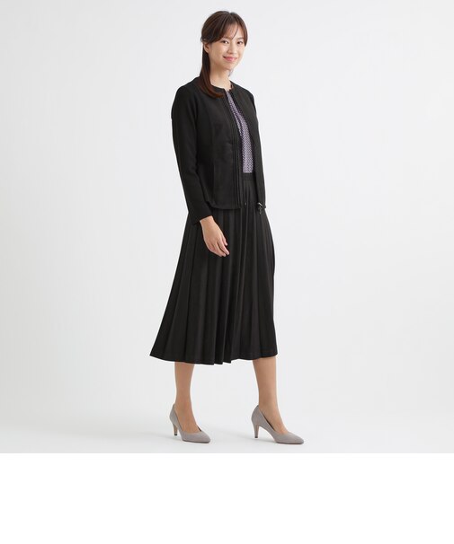 【セットアップ対応】【ウォッシャブル】フェイクスエードノーカラージャケット