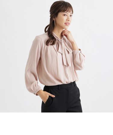 【ウォッシャブル】ヴィンテージシフォンブラウス