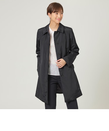 【ウォッシャブル】ソフトグログランステンカラーコート