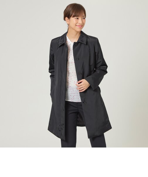 【ウォッシャブル】ソフトグログランステンカラーコート