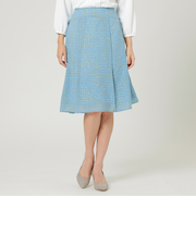 【セットアップ対応】【ウォッシャブル】アーティードットプリントスカート