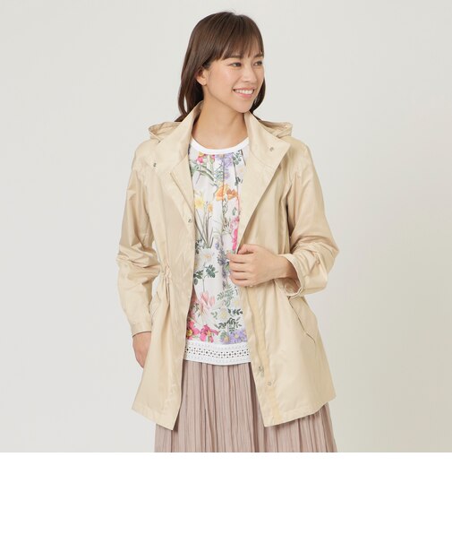 【花粉対策】【はっ水】【ウォッシャブル】アーティーローザアンチポランコート