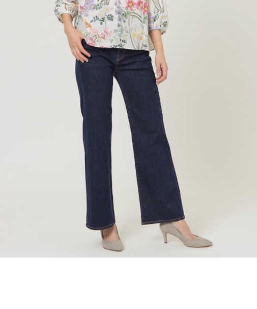 ◆◆【ウォッシャブル】ストレッチスラブデニムパンツ