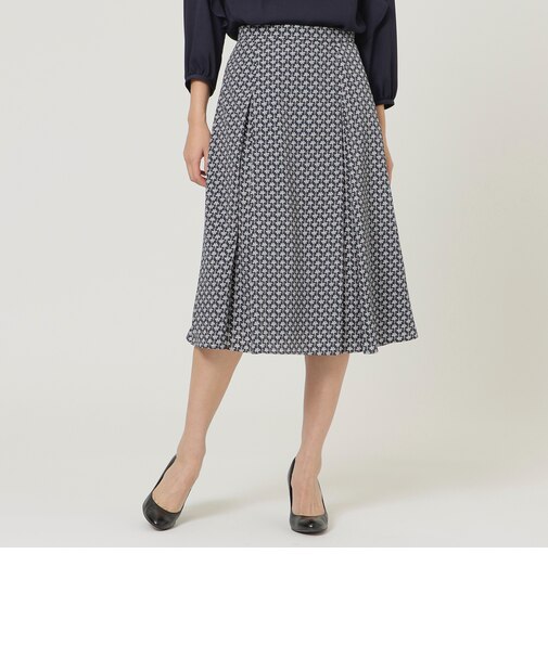 【セットアップ対応】【ウォッシャブル】プチフラワーデシンスカート