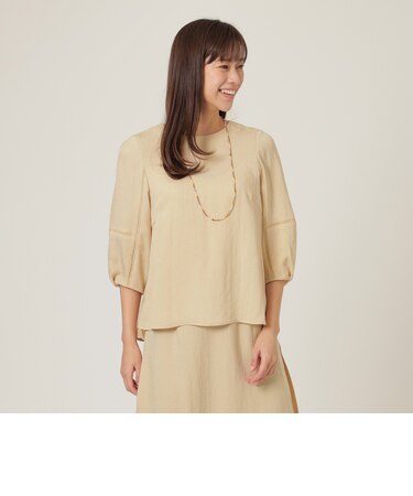 【セットアップ対応】【ウォッシャブル】トリアセツイルブラウス